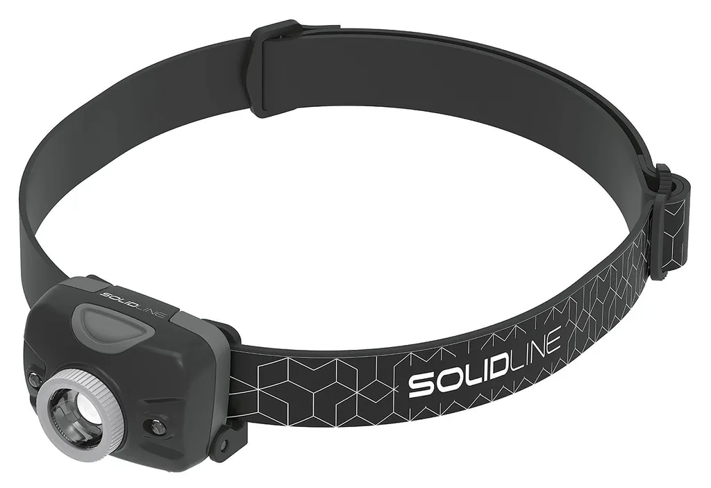 Solidline SH2 Lampe Frontale LED 300 lm avec Lumière Rouge Sécurisée
