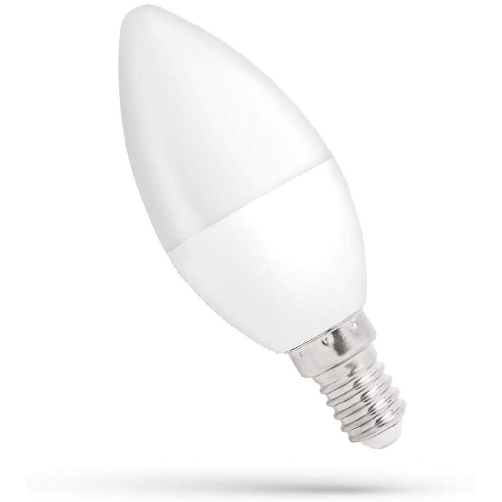 Spectrum LED lampadina a candela 6W = 40W opaco E14 500lm Immagine del prodotto 