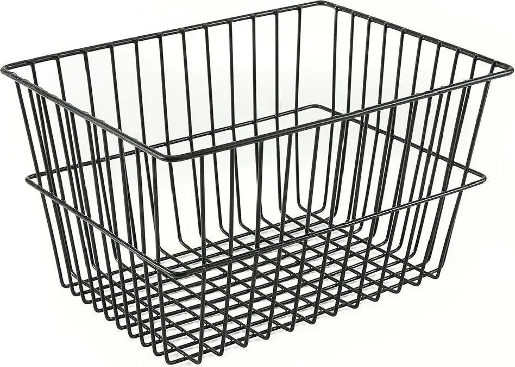 Cestino Bici Mvtek Argento 30x18x39cm - Ricambio Accessori Ciclismo