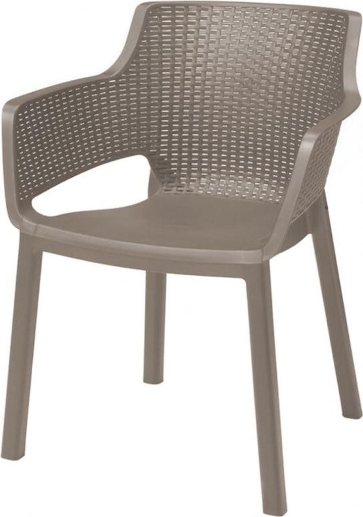 Sedia Da Esterno Keter Bella Chair - Design Rattan, Colore Cappuccino - Foto 9