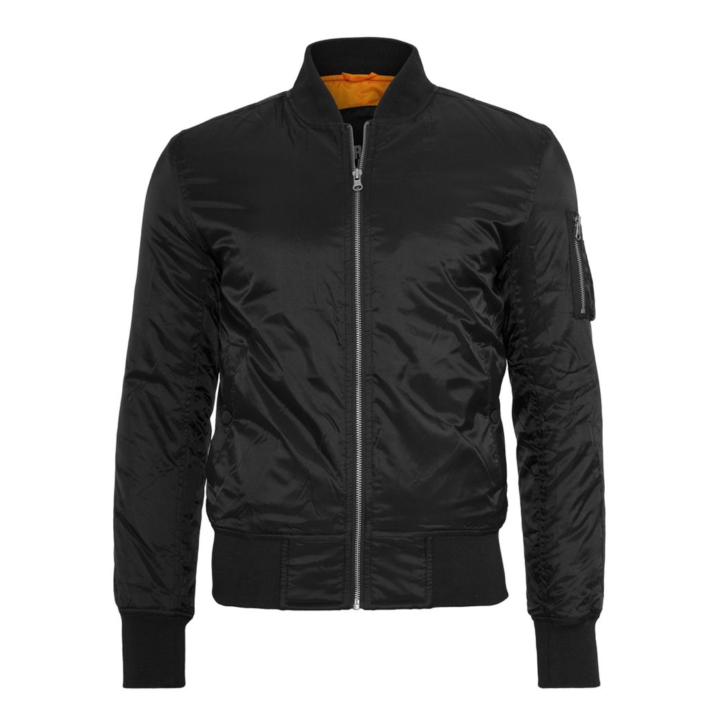 Urban Classics - SHINY BOMBER Jacke schwarz - M Produktbild 