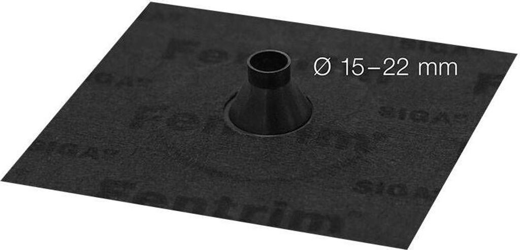 Siga Fentrim Manschette black für Außengebrauch 1 Stück 15.0 mm - 22.0 mm