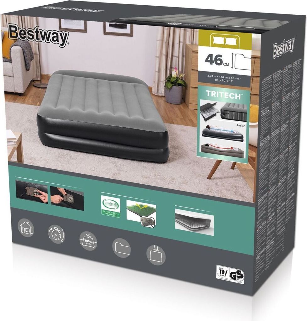 Bestway Luftbett "+" Queen-Size 203x152x46 cm mit Produktbild 119