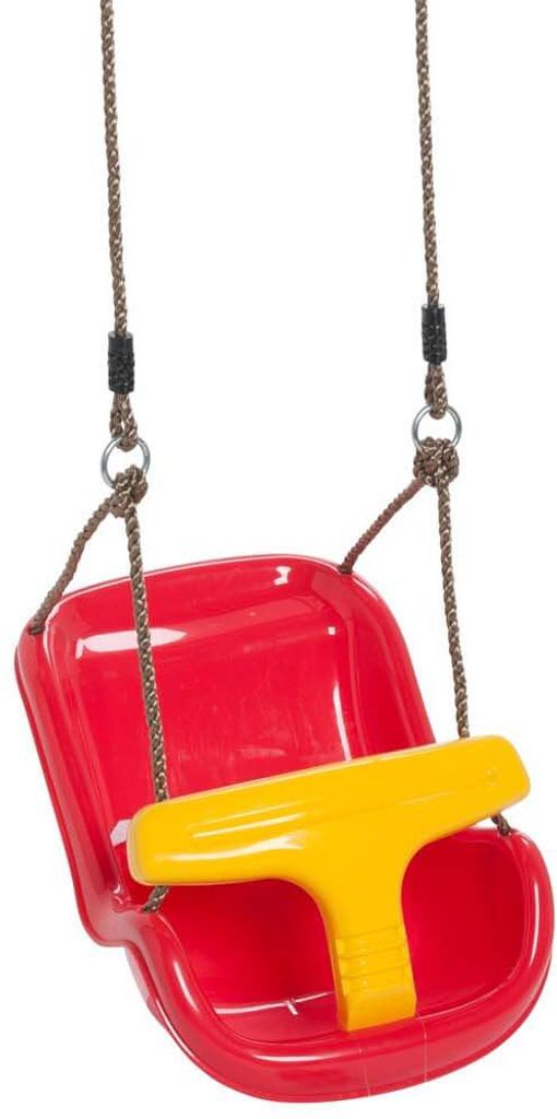 Swing King Luxe Baby-Schaukelsitz höhenverstellbar rot/gelb Produktbild 