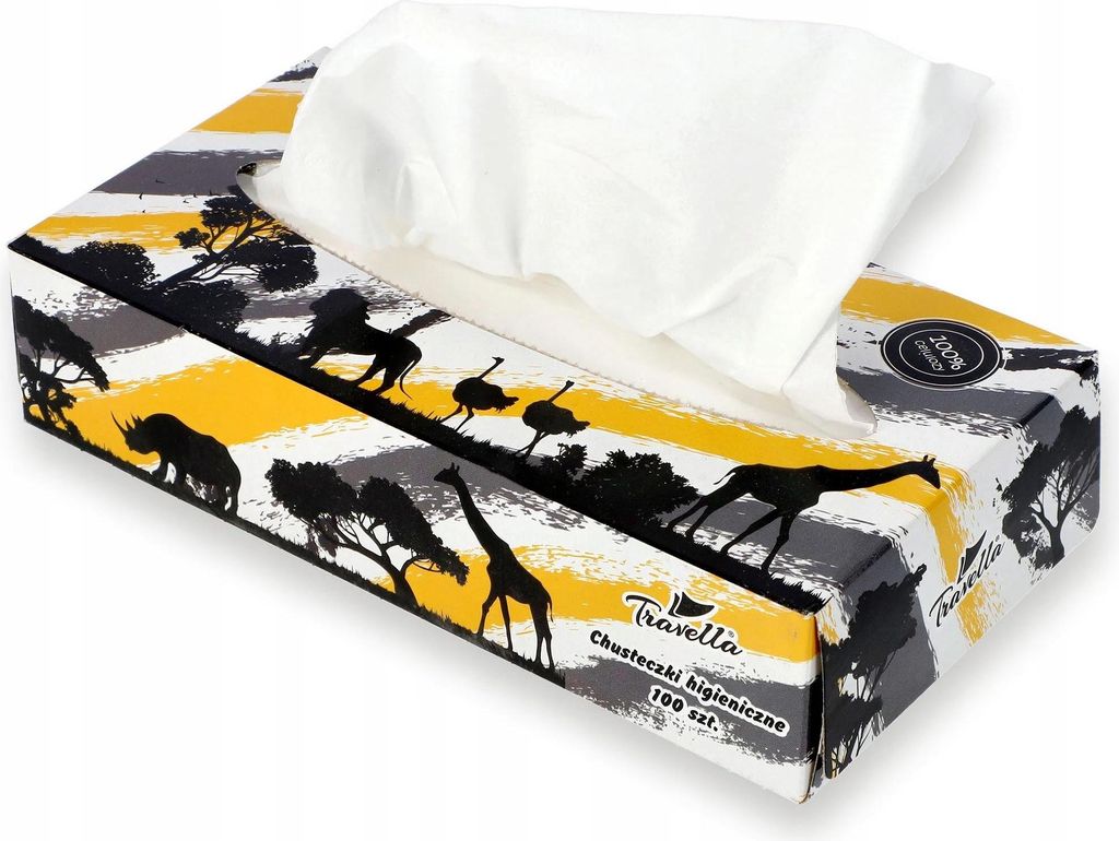 Kosmetiktücher - Papiertaschentücher - 2-lagig - 100 Stück