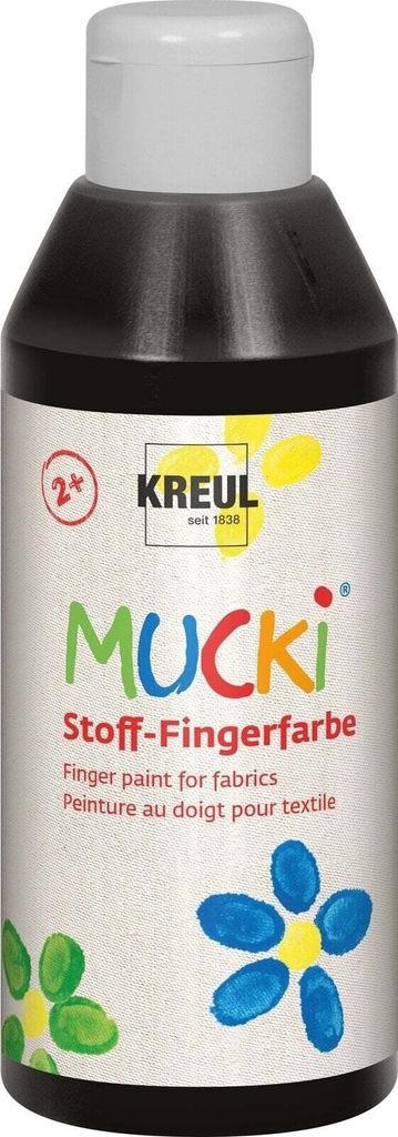 Kreul 28406 Prstová barva Black 250 ml 1 ks Obrázek produktu 