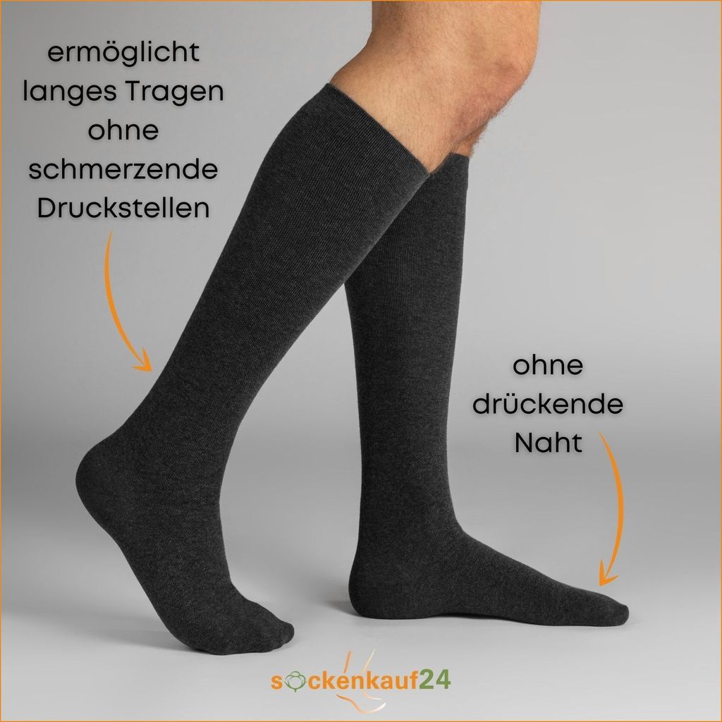 2 I 4 Paar Stützstrümpfe Reisestrümpfe Kompressionsstrümpfe Produktbild 6