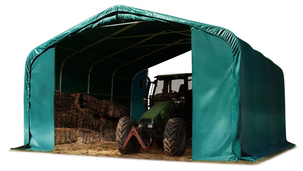 Weideunterstand 6x6 m PVC Plane 850N wetterfester Produktbild 