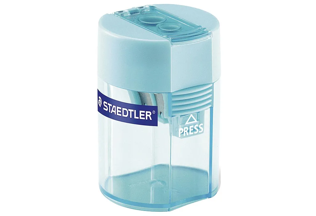 STAEDTLER 512 006 Temperino Turchese Doppio - Box 10 Unità