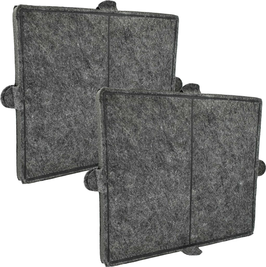 vhbw 2x Aktivkohlefilter kompatibel mit Miele DA 424-6, DA 424 V, DA 424 V EXT, DA 420 V EXT, DA 426-4, DA 420 V-6, DA 428-4 Dunstabzugshaube