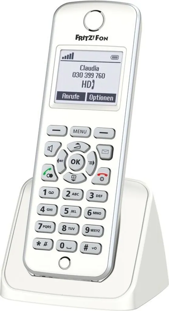 Combiné supplémentaire DECT FRITZ!Fon M2 avec Audio HD et Ecran