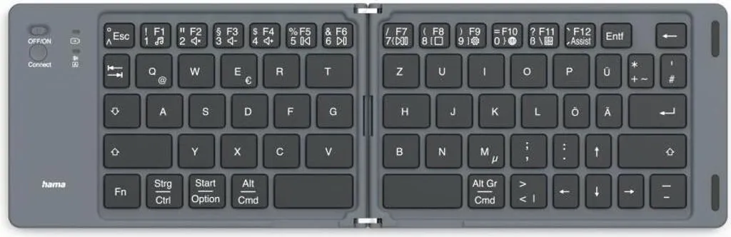 Clavier de Voyage Travel 450 Bluetooth Pliable Noir pour Saisie Mobile