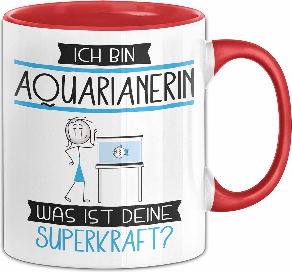 Jazz-Enthusiastin Geschenk Tasse Ich Bin Jazz-Enthusiastin Was Ist Deine Superkraft Geschenkidee Lustig Geburtstag Weihnachten (Rot)