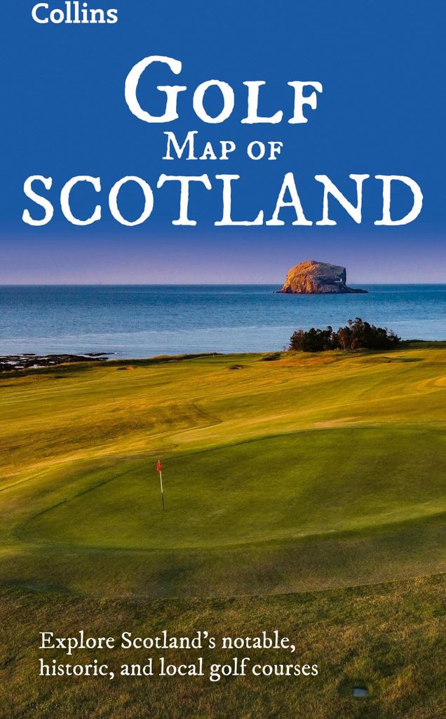 Collins Golf Map of Scotland