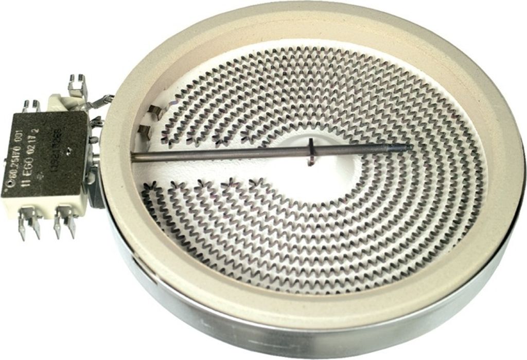 easyPART passend für 10.54113.034 EGO Strahlheizkörper Einkreis Glaskeramikkochfeld 1200W Ø 140mm 1054113034 HiLight-Heizkörper mit Temperaturm...