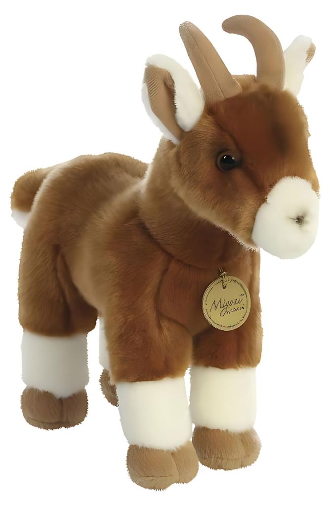 Aurora MiYoni Plüschziege Braun 26 cm Produktbild 