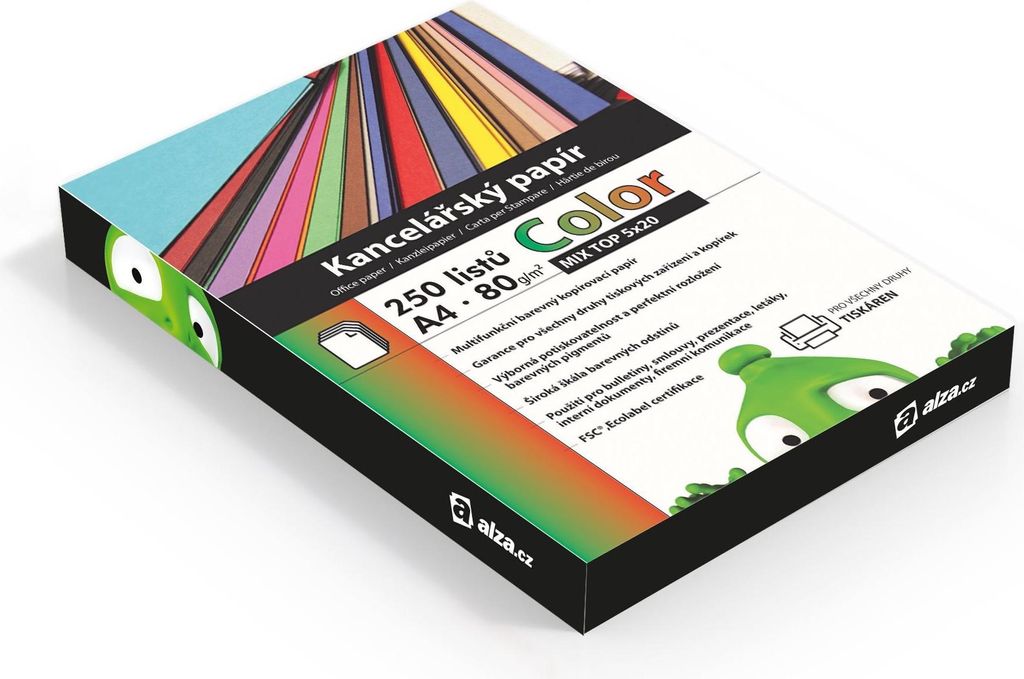 Alza Color A4 MIX TOP 10x 25 Blatt