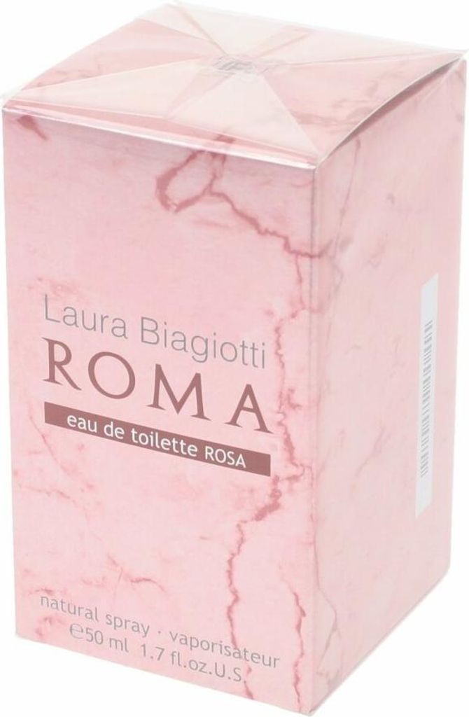 Laura Biagiotti Roma Rosa Eau de Toilette voor dames, 50 ml Productafbeelding 