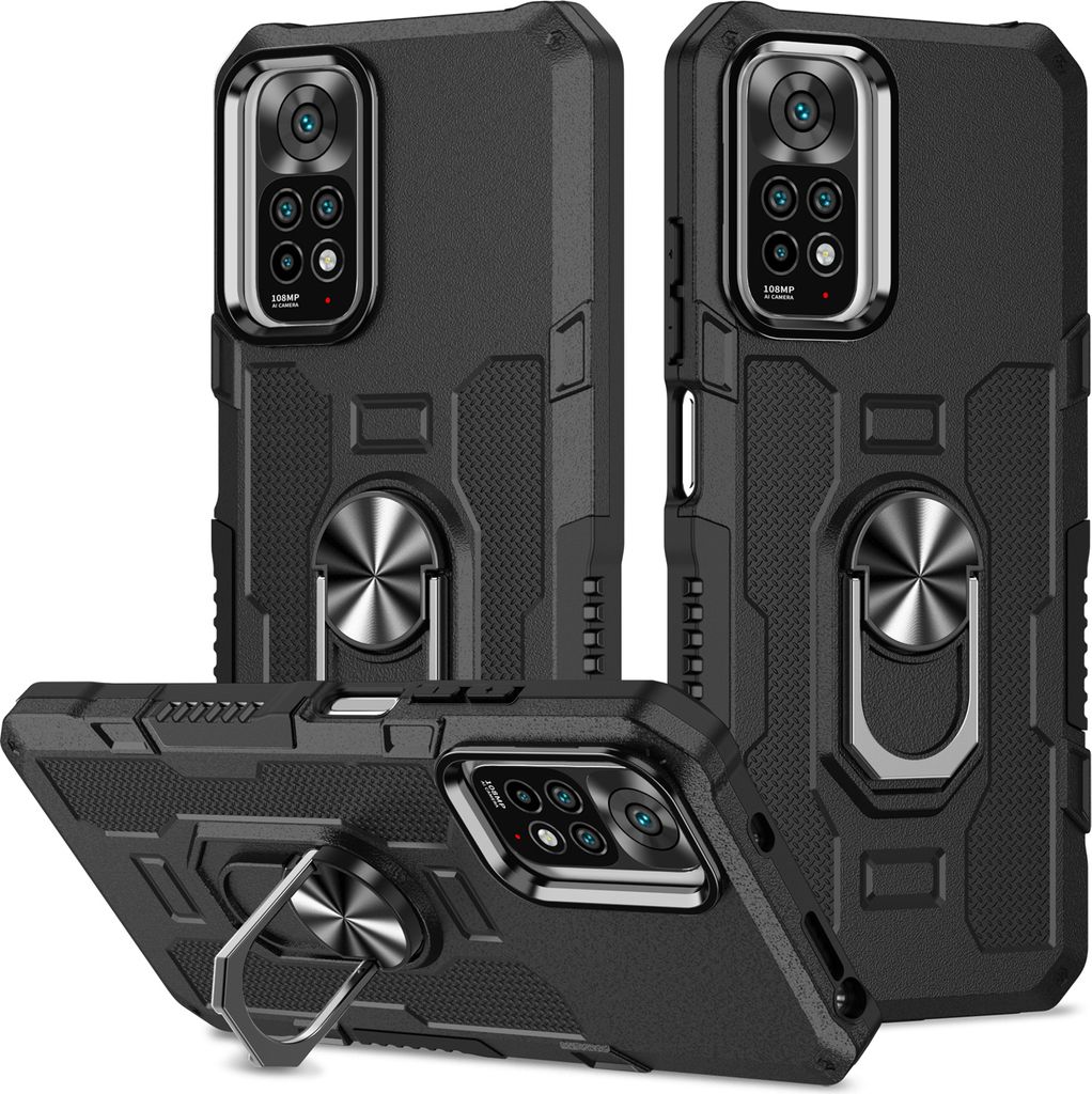 Redmi Note 11 Pro Case, Dual Layer Rugged Armour Ring Obrázek produktu 