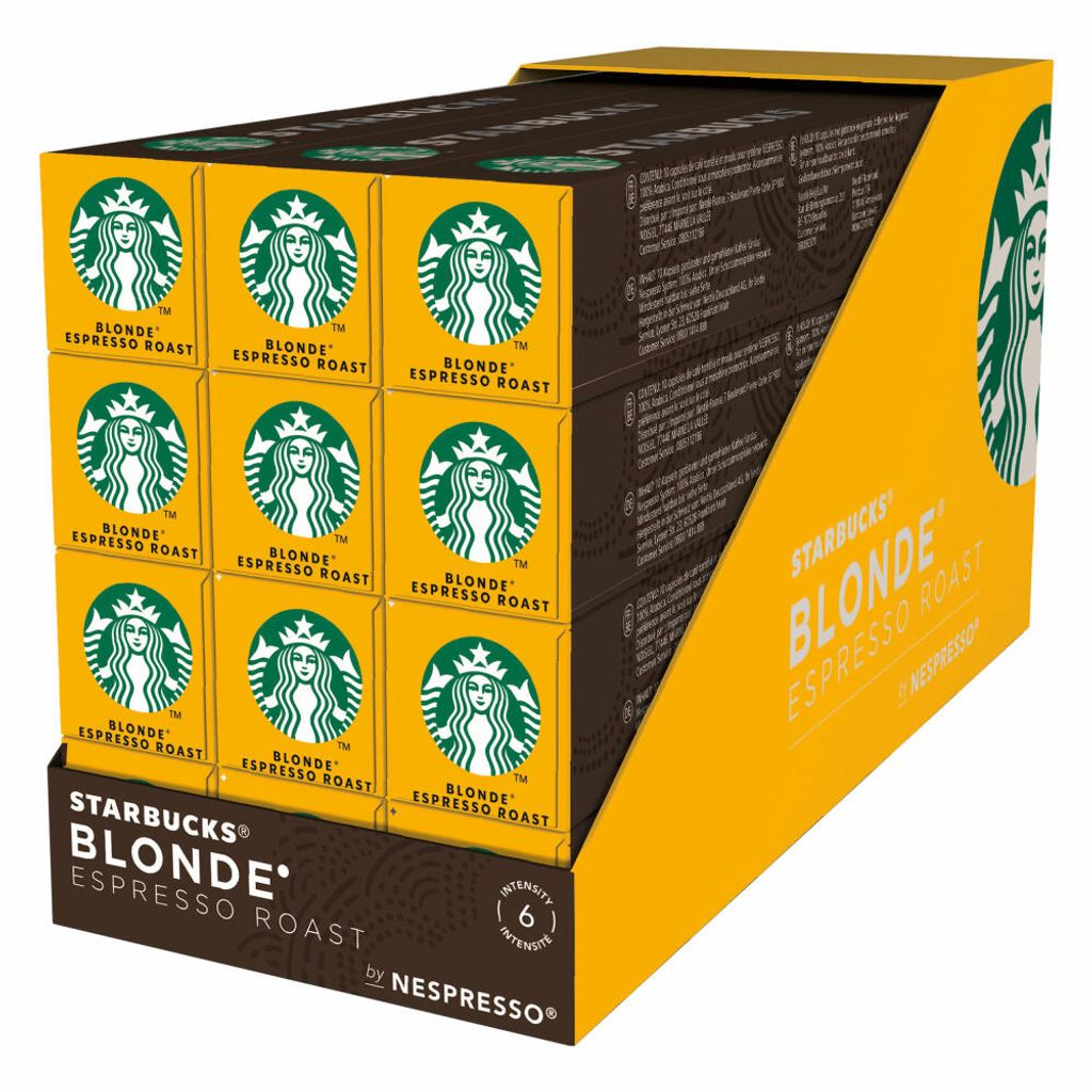 Starbucks Blonde Espresso Roast für Nespresso (12 x 10 Kapseln)