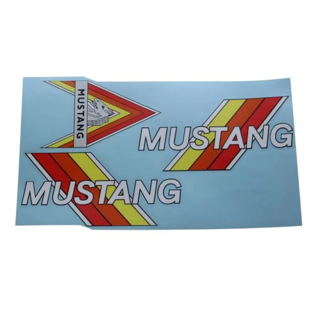 Stickers Mustang Mamba résistants aux UV - Autocollants haute finition
