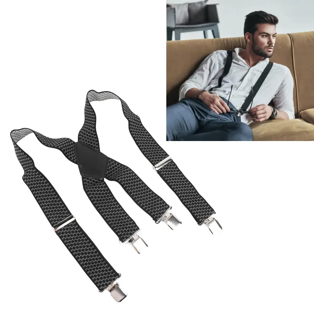 Bretelle Uomo 5cm a X Elasticizzate - Casual e Comode per Tutti - 2