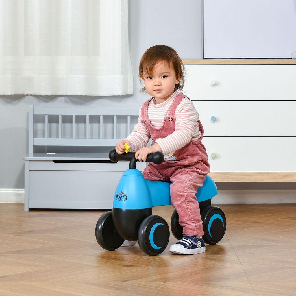 Laufrad ab 1 Jahr Baby Rutschrad für Kinder von 18 bis 36 Monaten Blau 