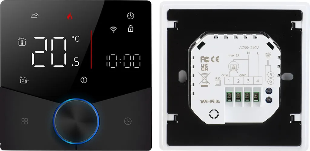 Thermostat connecté WiFi pour programmation chauffage hebdomadaire - 2