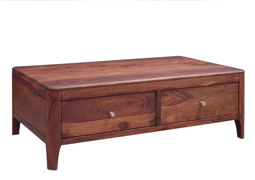 MASSIVMOEBEL24.DE Couchtisch Sheesham 120x70x40 walnuss Produktbild 