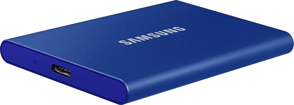 Samsung Portable SSD T7 500 GB Blau Produktbild 2