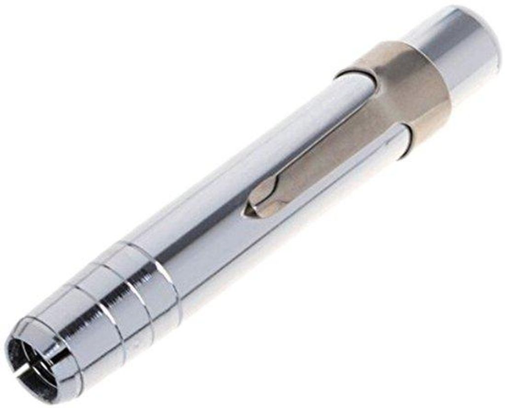Drei-stufiger silberner Metallstift, Kritklip, Schreib- und Korrekturbedarf, Büro- und Schulausstattung, Büroprodukte, Lehrmaterial