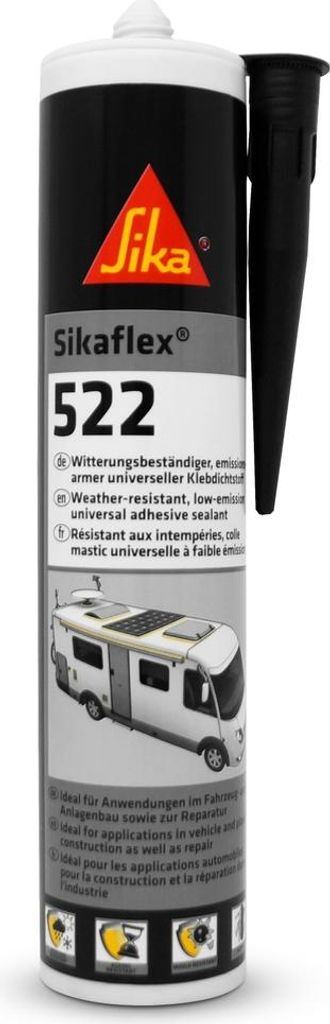 Sika Sikaflex-522, 300 ml Kartusche schw. Produktbild 