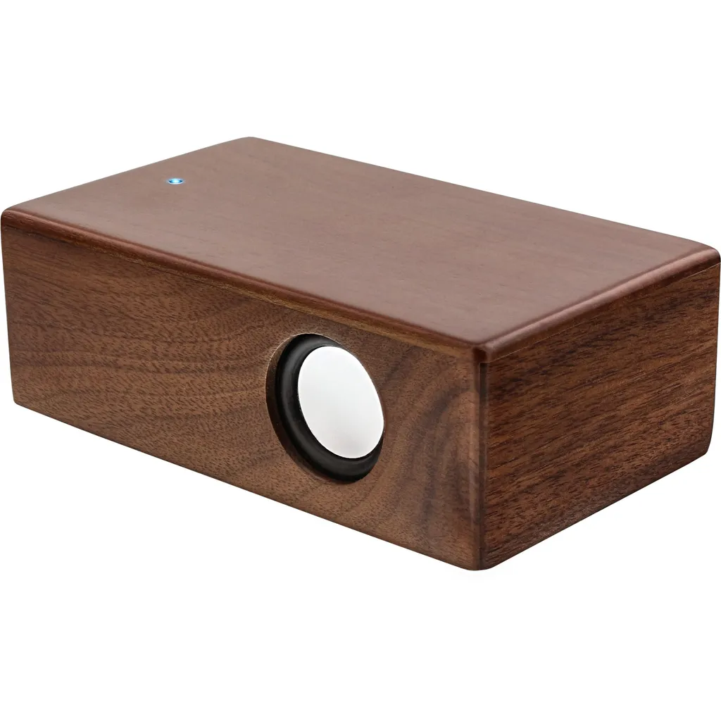 Cassa Bluetooth Portatile InLine Woodbrick 55381H Noce - 8 Ore Batteria