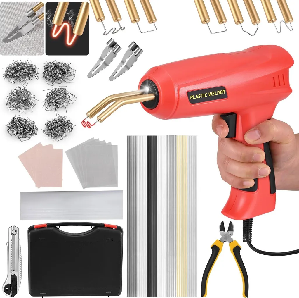 Soudeuse plastique 200W Hot Stapler rapide pour réparation de fissures