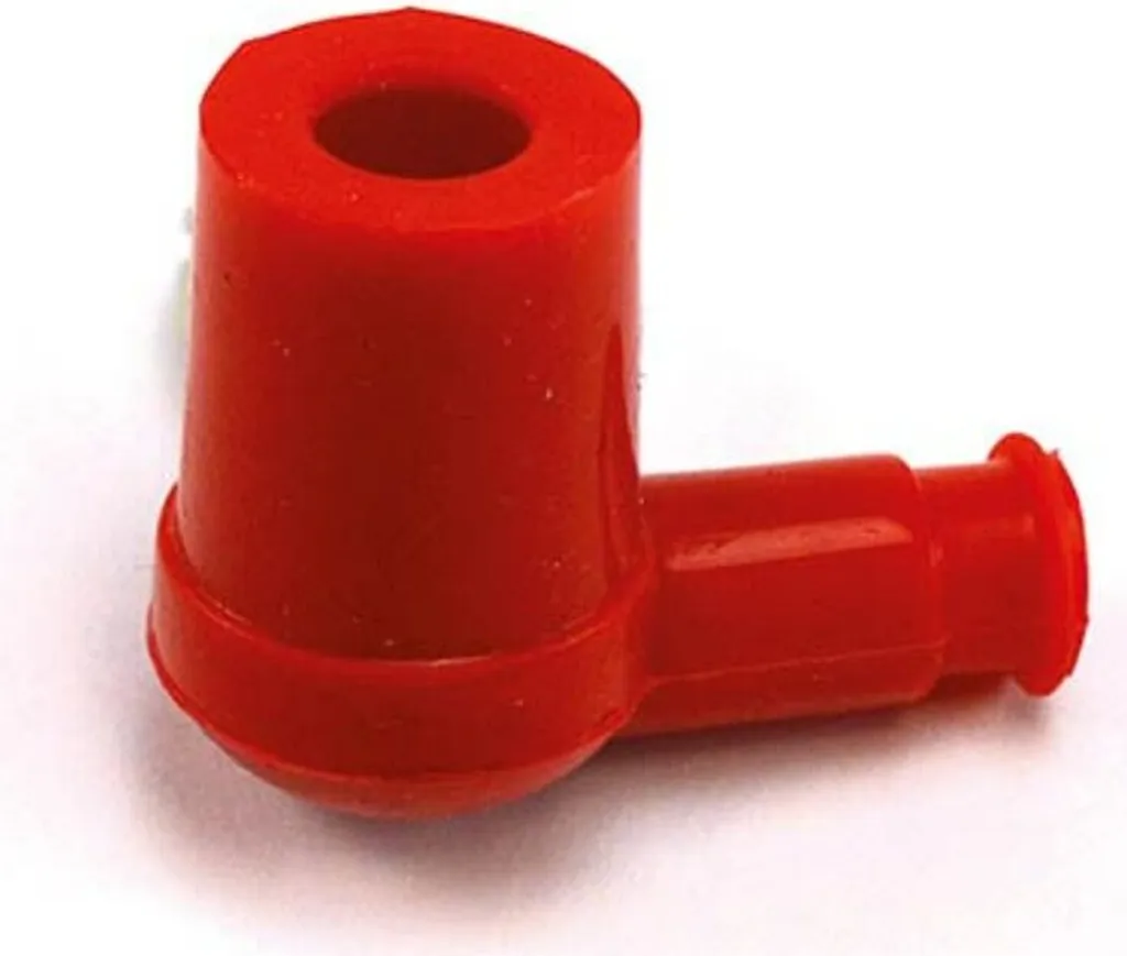 Attacco candela Sgr rosso in silicone