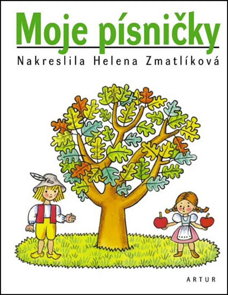 Livre de Chansons Illustré Moje písničky - Album Jeunesse Zmatlíková