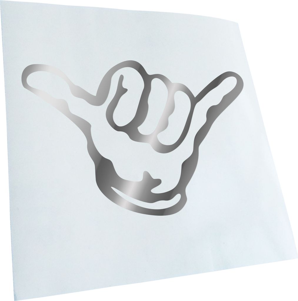 hauptsachebeklebt Kiwistar - Autoaufkleber - Hang Loose - Alles locker - Shaka Heckscheibe - Aufkleber für Auto Kfz Fahrrad, LKW, Truck Mofa