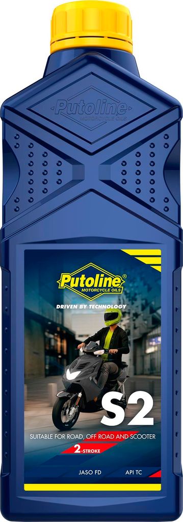 Putoline Motoröl S2 2T 1 Liter Flasche / API TC, JASO FD, Produktbild 