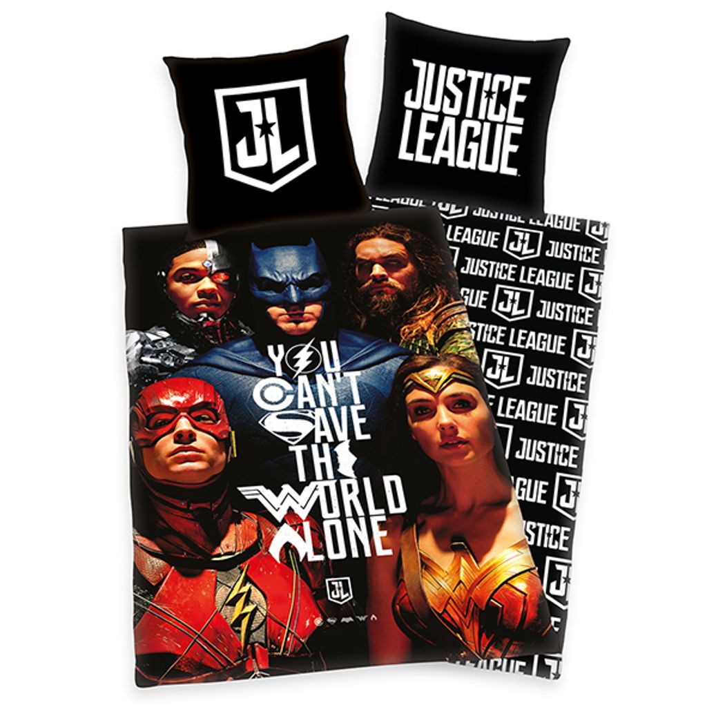 Justice League Renforcé-Bettwäsche 135 x 200 cm Produktbild 