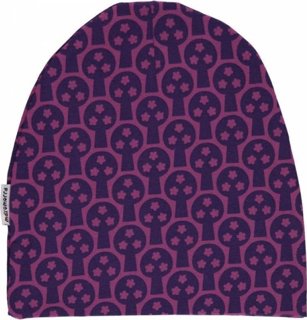 Maxomorra Mütze Regular TREE lila 48-50