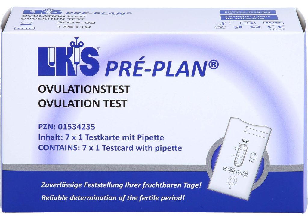 Ovulationstest Pre Plan LH 7 St