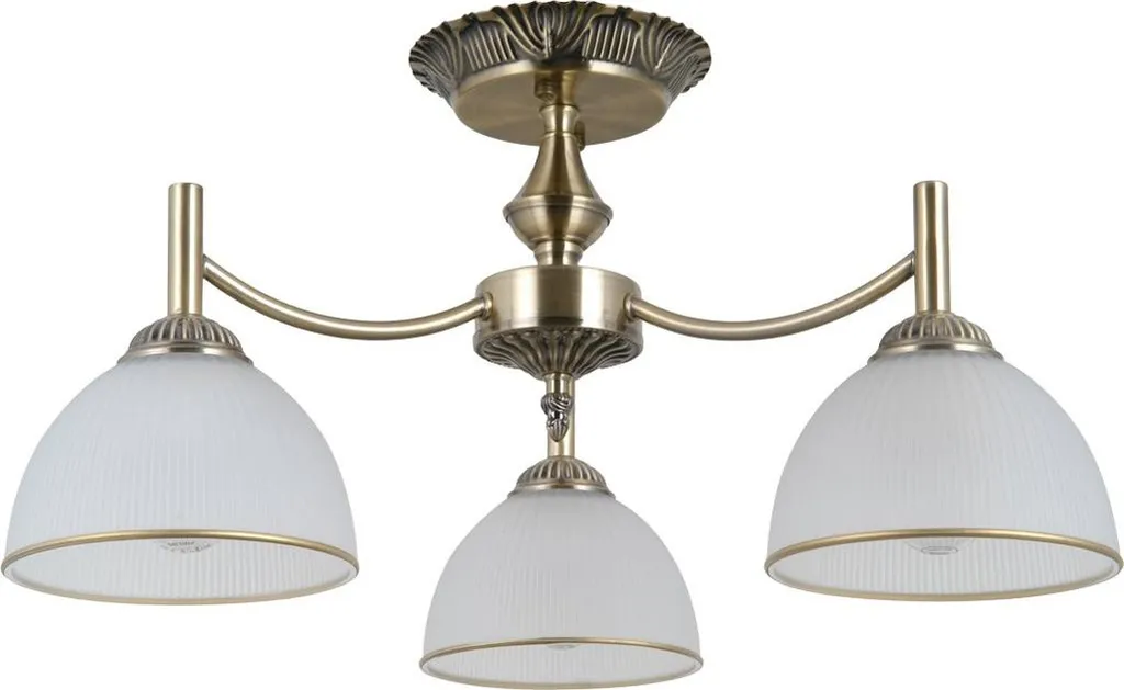 Offerta Italux Fener 3 Ottone Antico | Lampada Sospensione 3 Luci E27
