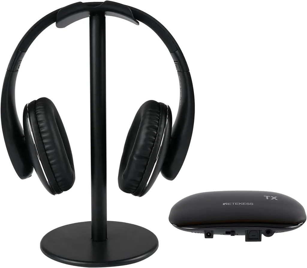 Casque d'écoute sans fil pour TV avec Station de Charge Retekess TA005P