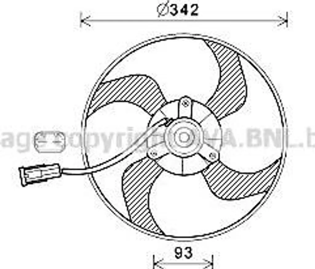Ventilateur de Radiateur 307 pour Climatisation et Refroidissement