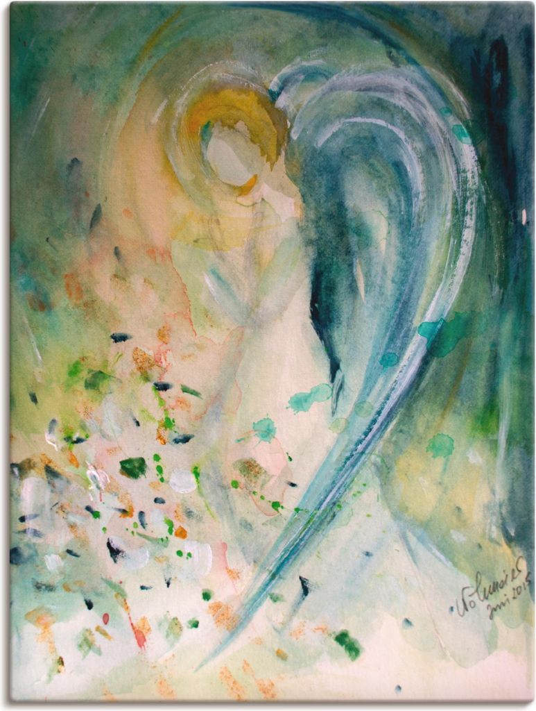 ARTland Leinwandbild Engelbild abstrakt Größe: 30x40 cm