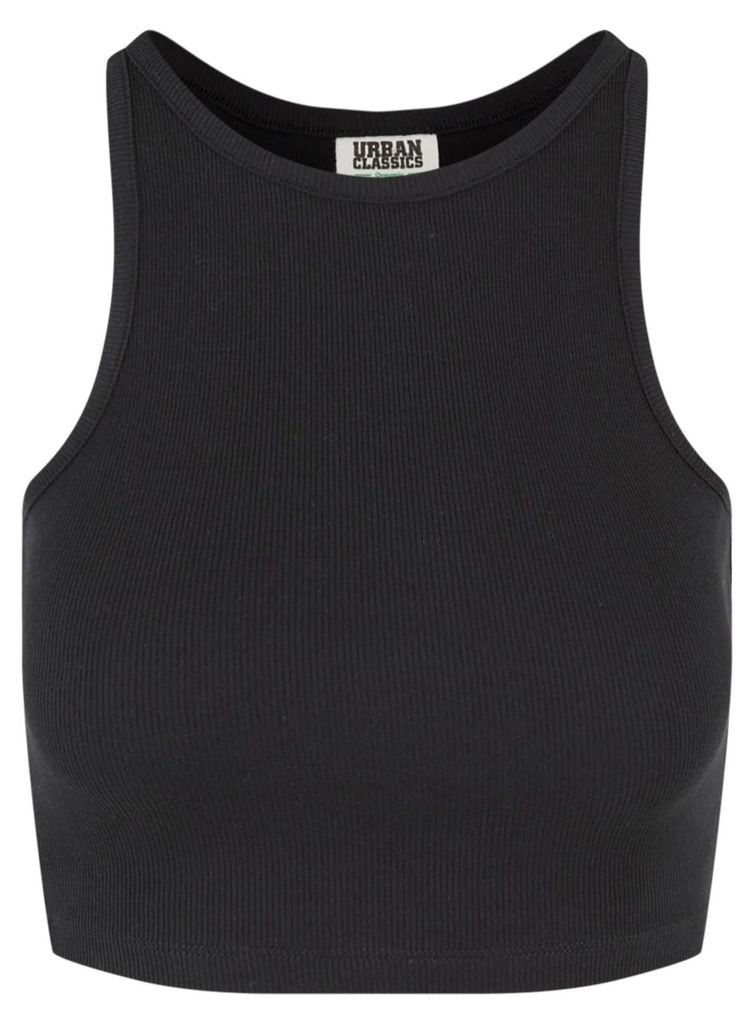 Urban Classics - Oberteil kurz geschnitten für Damen TN1269 (3XL) (Schwarz)