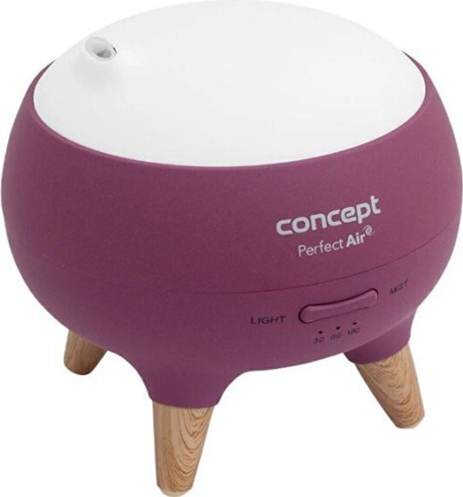 Concept DF1011, Tank, Verdunstungsaroma-Diffusor, 0,25 l, 50 m², 9 h, Timer