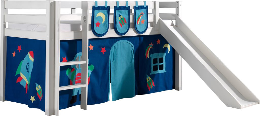 Vipack Spielbett Pino inkl. Rutsche, Liegefläche 90x200 cm Produktbild 