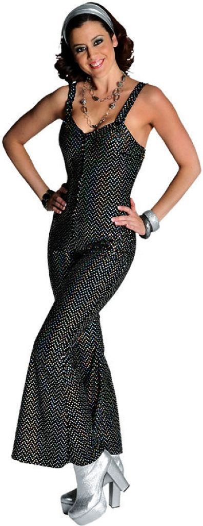 M211125-XL-A schwarz Damen Catsuit Partykostüm Gr.XL