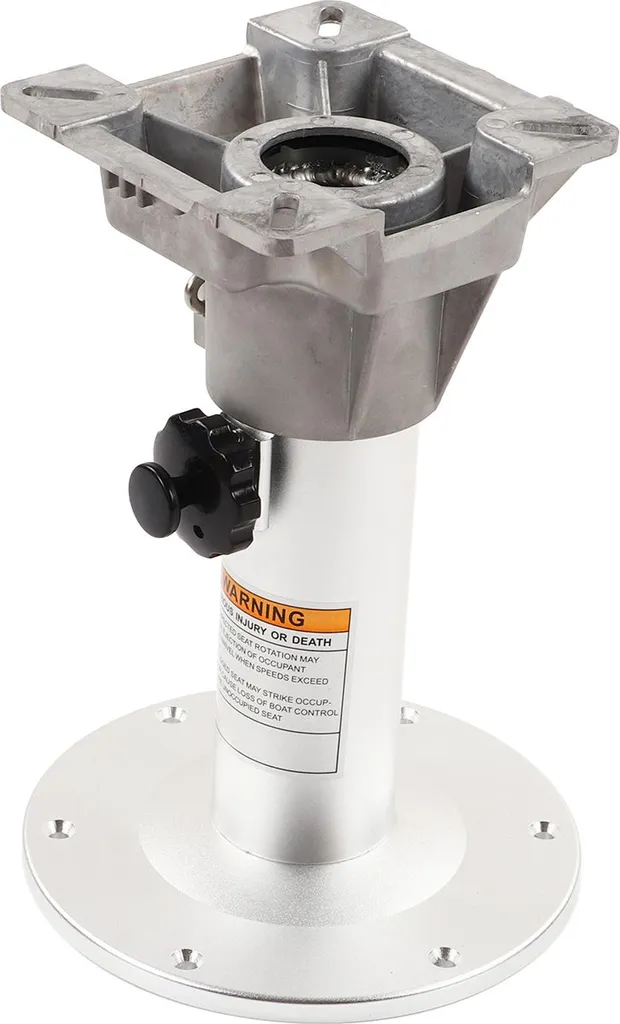 Socle de siège pivotant 360° réglable en hauteur pour yacht et bateau